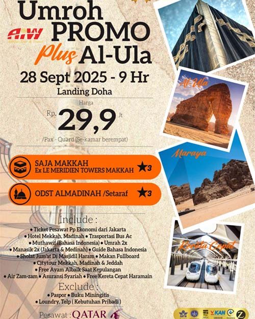 Promo Al Ula 29jt