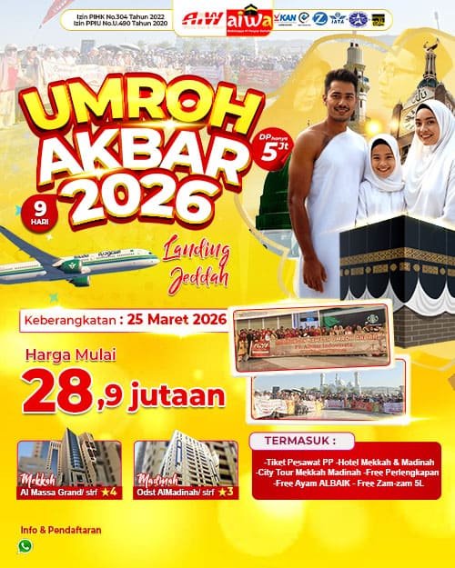 Umroh Akbar 25 Maret 2026